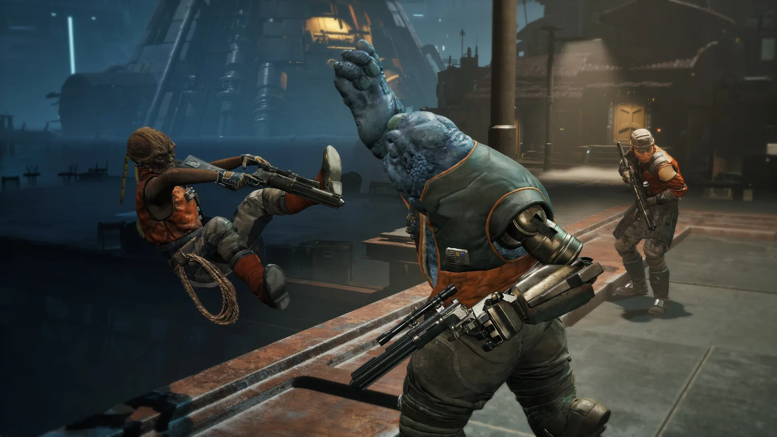 Close-range combat between Zero Company Operators