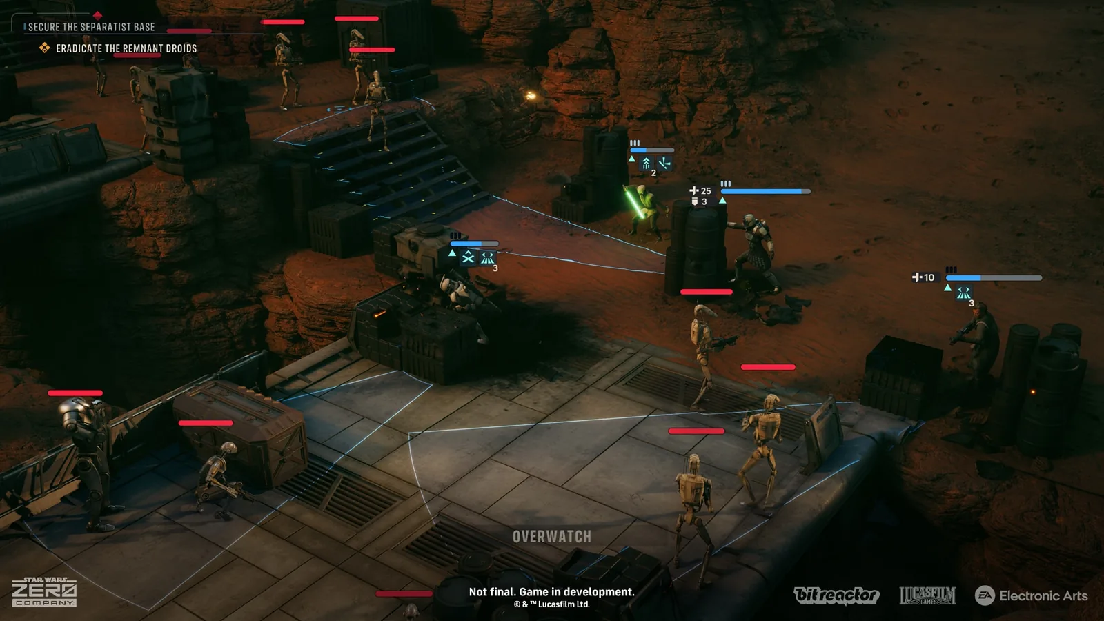 Zero Company tactical combat with Overwatch